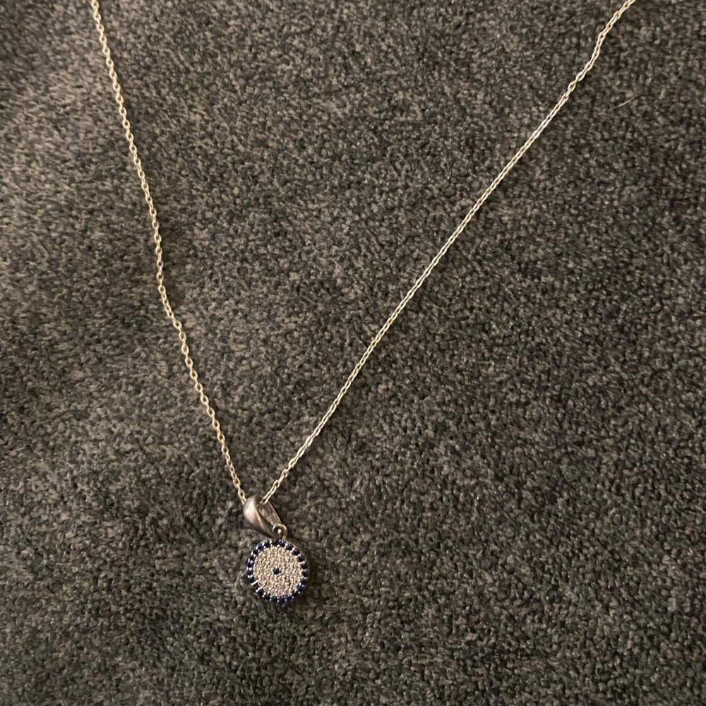 Sterling silver Evil eye 🧿 necklace